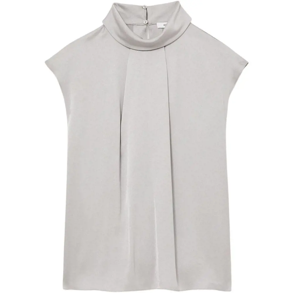 REISS DANIA High Neck Shell Top